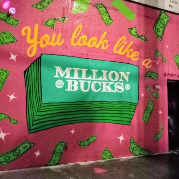 VINTAGE Betsey Johnson Black Dress w/Ruffles & Velvet Pink Hearts •SIZE SMALL 💕 - Picture 8 of 8